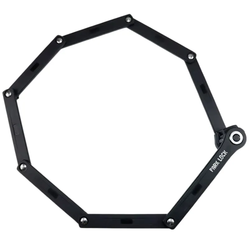 PARK LOCK Carlton Heavy Duty Folding Lock 1200mm x 5mm Combo in Black-2