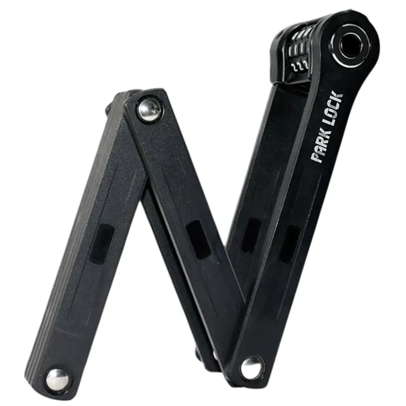PARK LOCK Carlton Heavy Duty Folding Lock 1200mm x 5mm Combo in Black-3