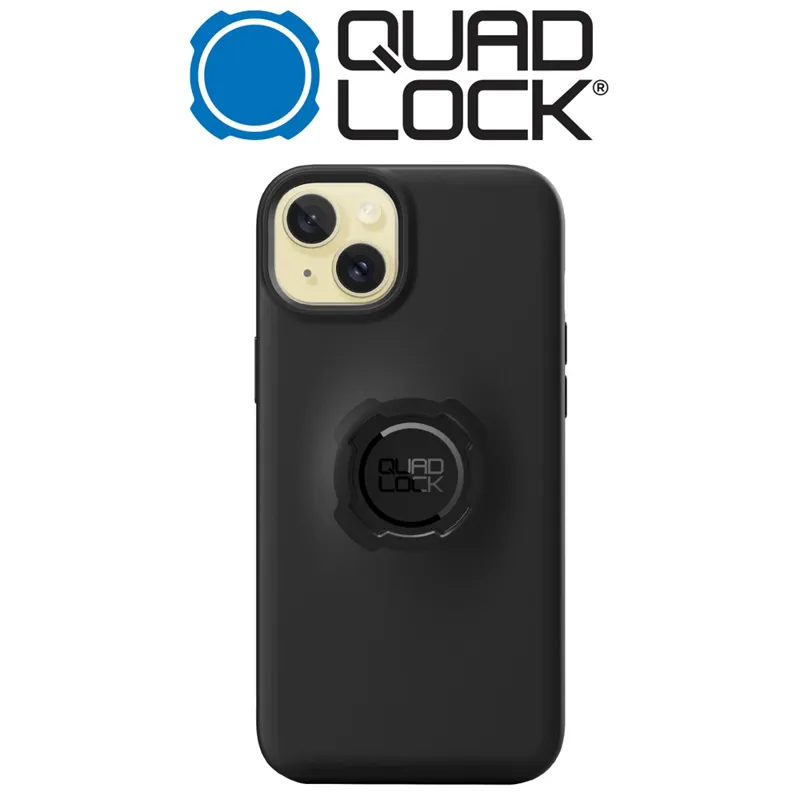 Quad Lock iPhone 15 Plus Phone Case in Black