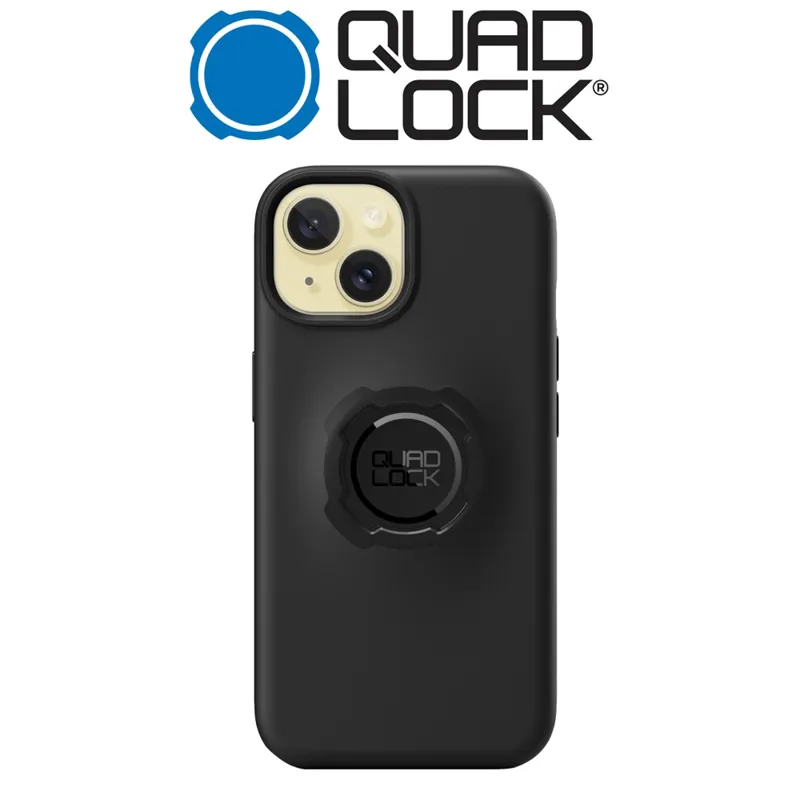 Quad Lock iPhone 15 Phone Case in Black