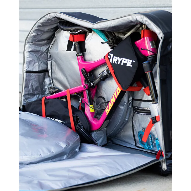 Ryfe Voyager Bike Travel Bag in Black-2