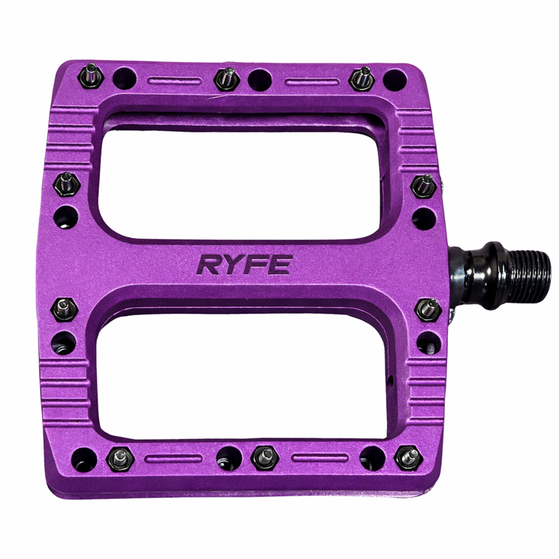 Ryfe Launcher Flat Pedal Glass Fiber Composite in Blue