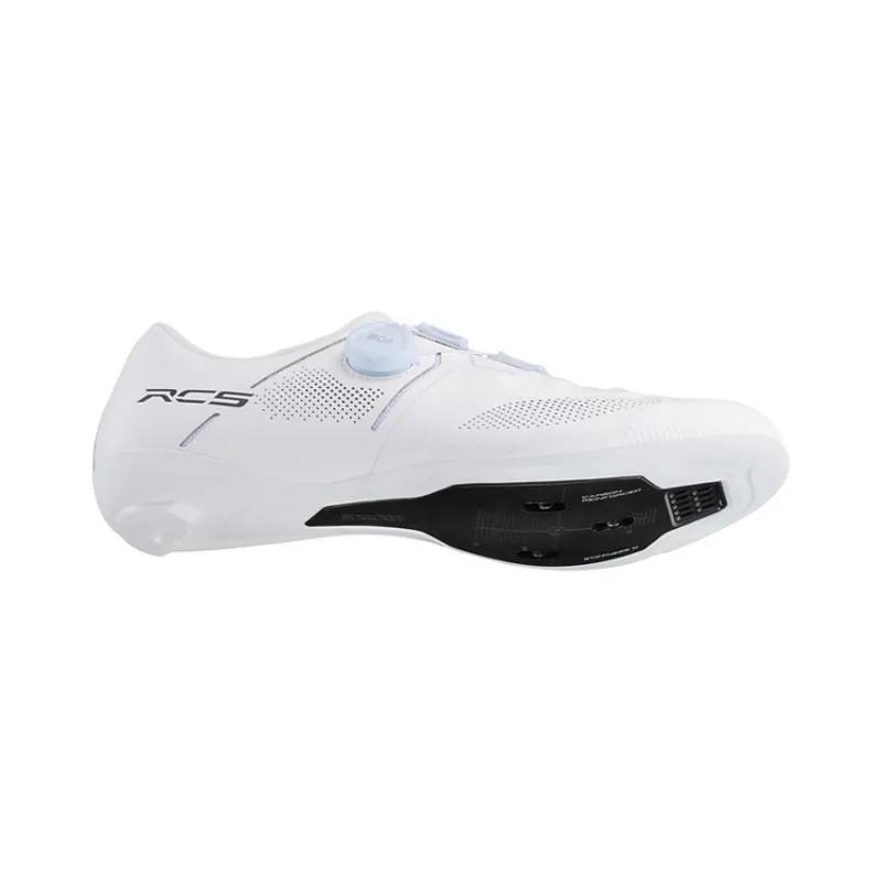 Shimano RC503 Mens Clipless Road Shoes in White-5