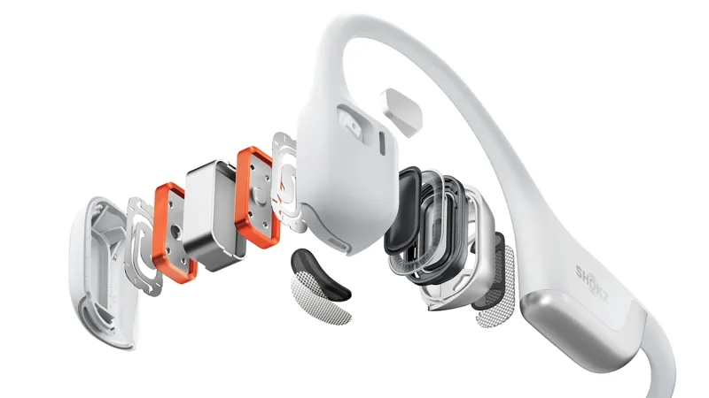 SHOKZ OpenRun PRO 2 Open Ear Headphones in Silver-5