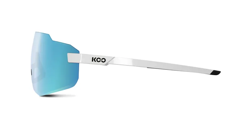 Koo Supernova White Frames with Turquoise Mirror Lenses-3