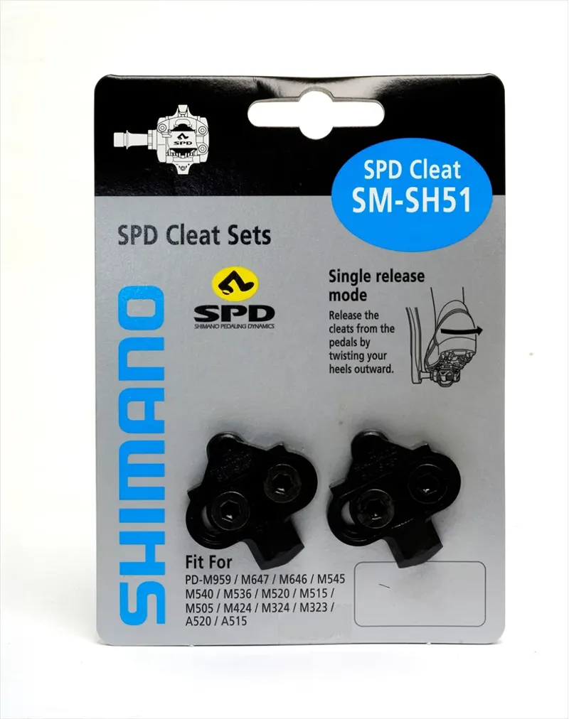 Shimano Sm-sh51 Spd Cleat Single Release in Black-2