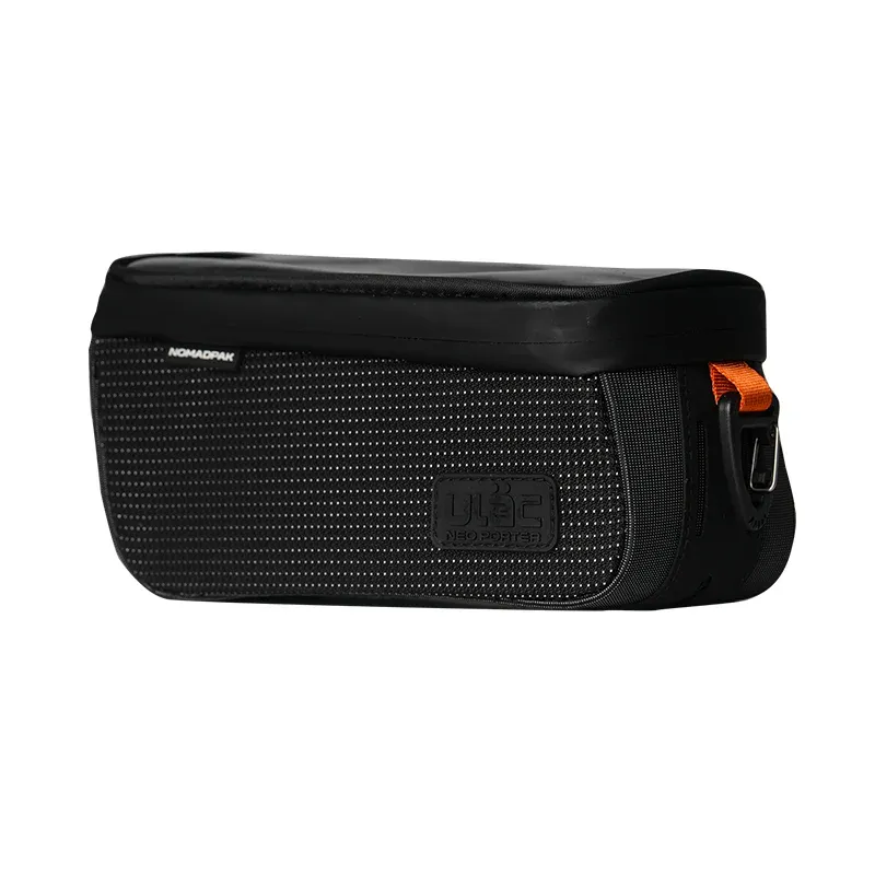 Ulack Trekking Verve Urban Top Tube Phone Bag in Black-3