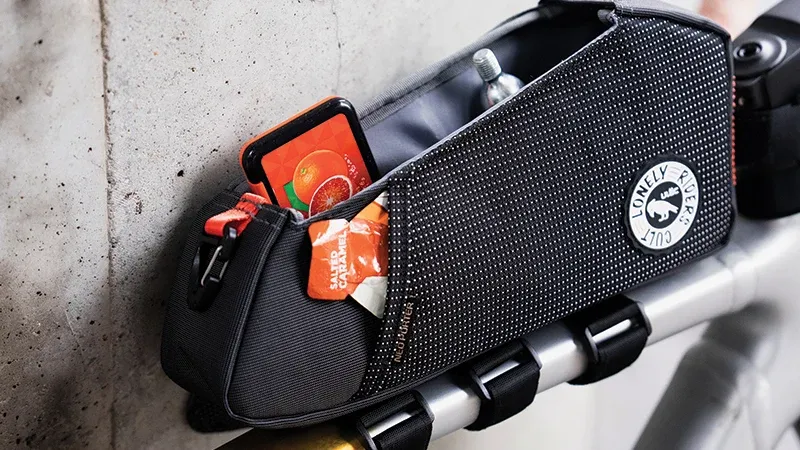 Ulack Verve Top Tube Bag Bolt-On Magnetic Closure 1.3L in Black-5