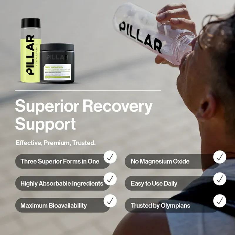Pillar Triple Magnesium Professional Recovery Pineapple Coconut 200g Jar-6