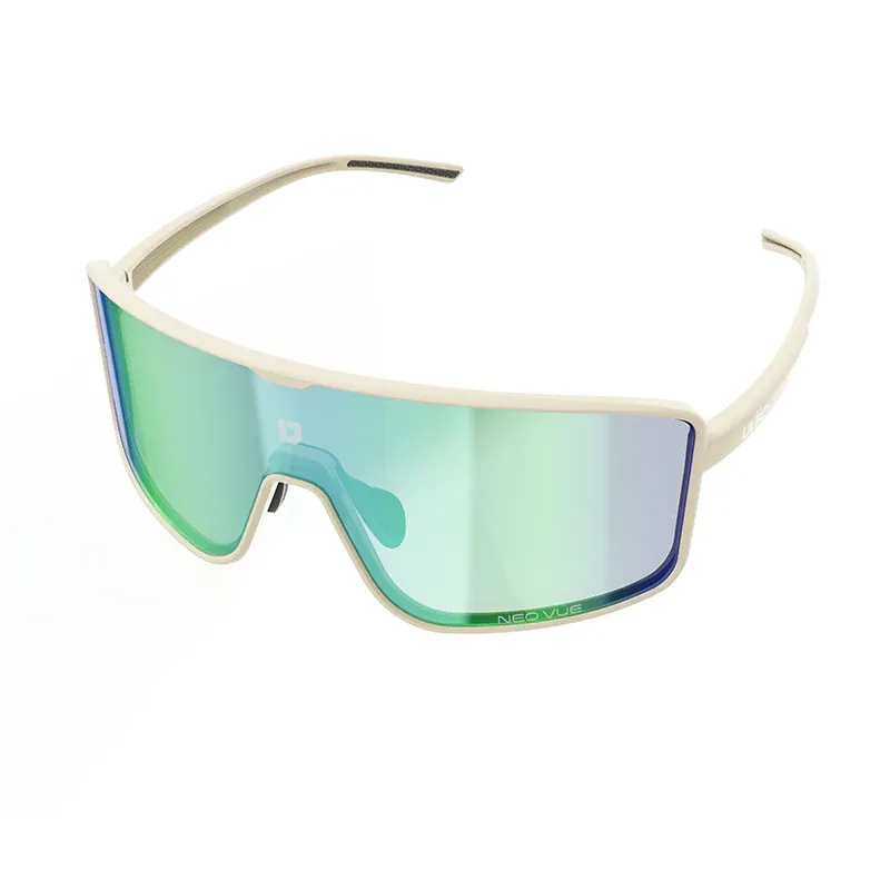 Ulac Otaku Sunglasses in Off-White Frame with Photochromic Boost Blue Lenses-2