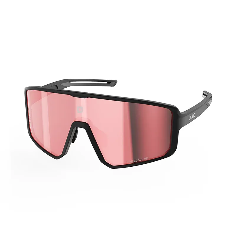 Ulac Luft Sunglasses in Jett Black With Rally Red Lenses