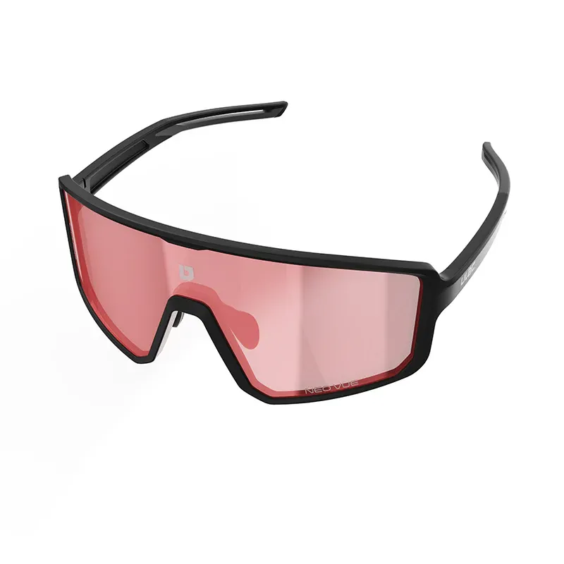 Ulac Luft Sunglasses in Jett Black With Rally Red Lenses-2