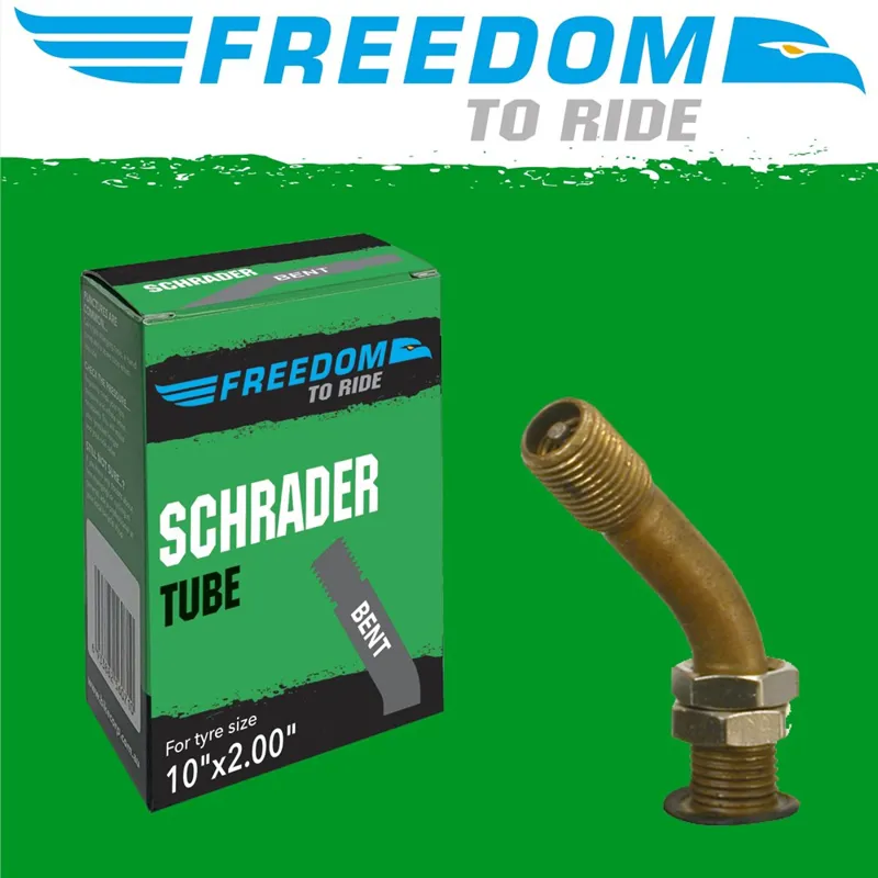 Tioga Tube 10x2.00 Schrader Bent Valve in Black