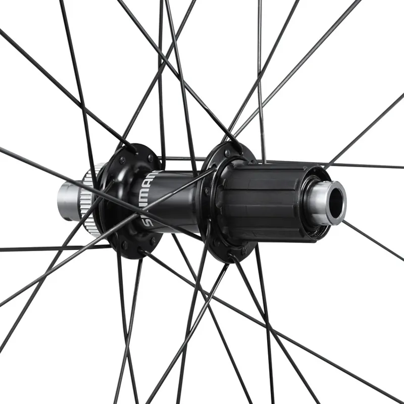 Shimano Wh-Rs710-C32-Tl Rear Wheel Carbon 32mm Clincher 12mm E-Thru Centerlock-2