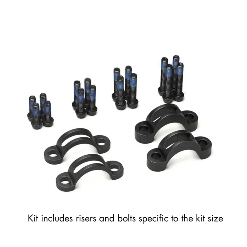 Profile Design Aerobar Bracket Riser Kit 70mm in Black-1