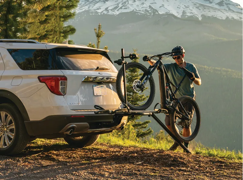 EX DEMO - Yakima OnRamp LX Two Bike Hitch Mounted Bicycle Carrier in Black-6