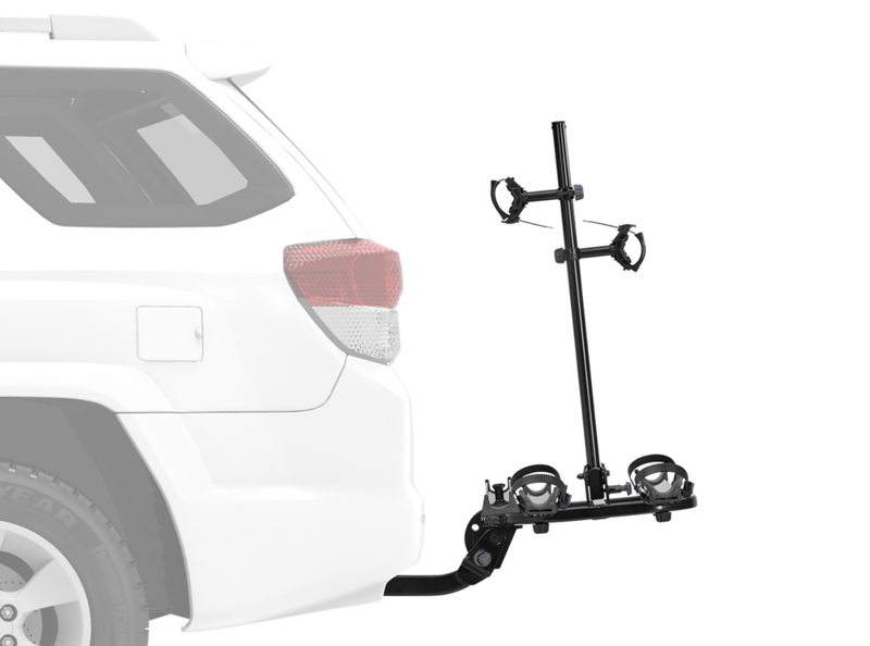 EX DEMO - Yakima OnRamp LX Two Bike Hitch Mounted Bicycle Carrier in Black-2