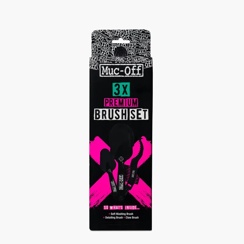 Muc-Off Premium Cleaning Brush Set in Black-1