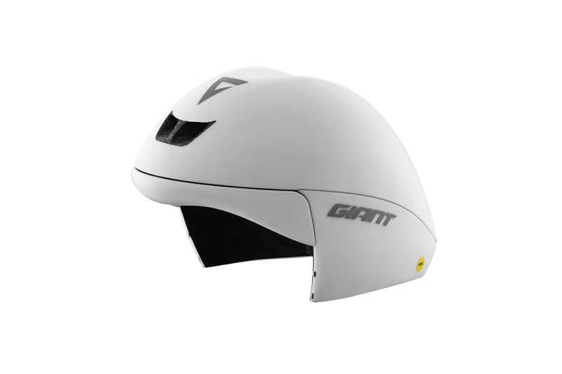 Giant Rivet Mips Time Trial and Triathlon Helmet in Matte White-5