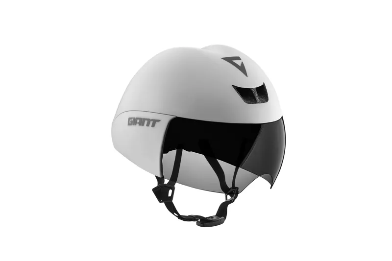 Giant Rivet Mips Time Trial and Triathlon Helmet in Matte White-1