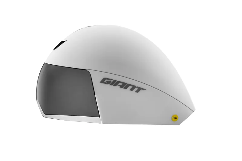 Giant Rivet Mips Time Trial and Triathlon Helmet in Matte White-11