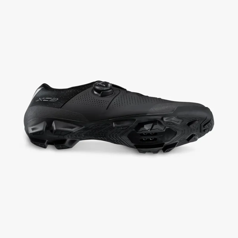 Shimano XC302 Mens XC Mountain Bike Shoes in Black-4