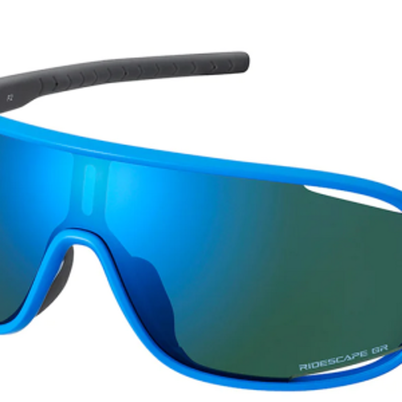 Shimano Technium Glasses in Blue With Ridescape Gravel Lenses-2