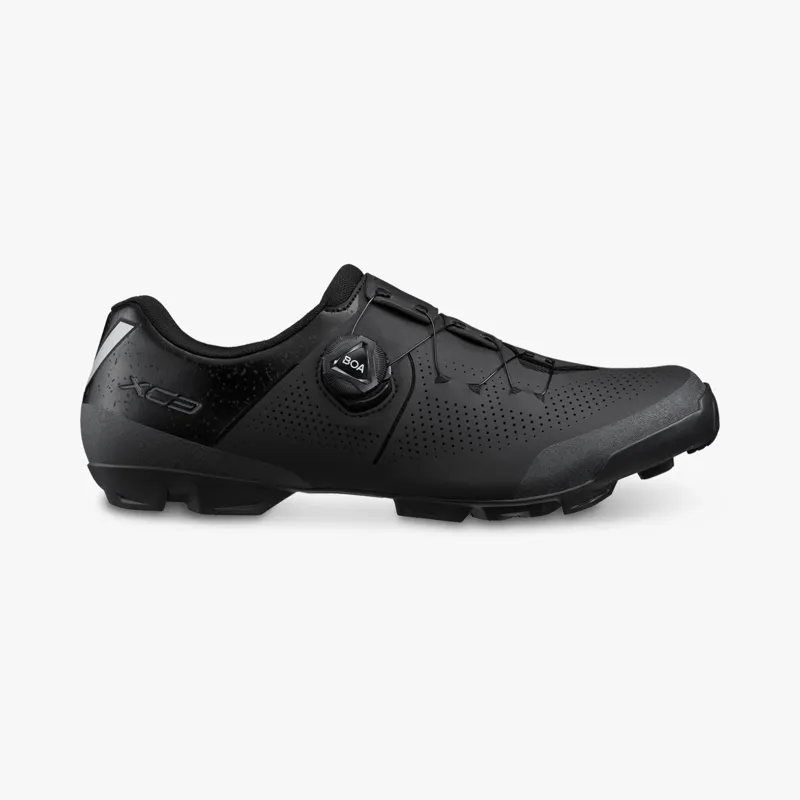 Shimano XC302 Mens XC Mountain Bike Shoes in Black