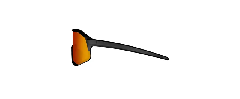 Koo Demos Cycling Sunglasses Black Matt Frame with Red Mirror Lens-4