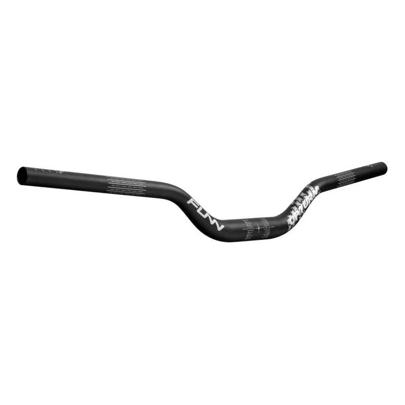 Funn Upturn Riser Bar 75mm Rise 800mm Width 35mm Clamp in Black-2