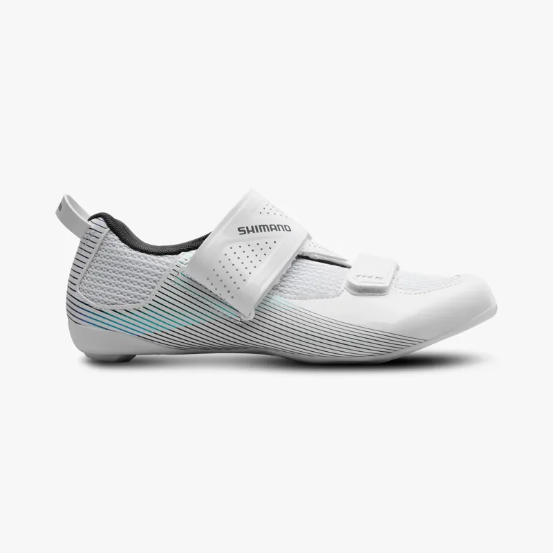Shimano TR501 Women's Clipless Triathlon Shoes in White