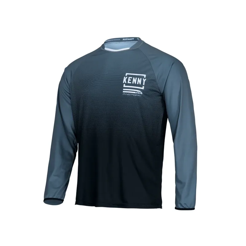 Kenny Racing Factory Long Sleeve Mens Jersey in Black