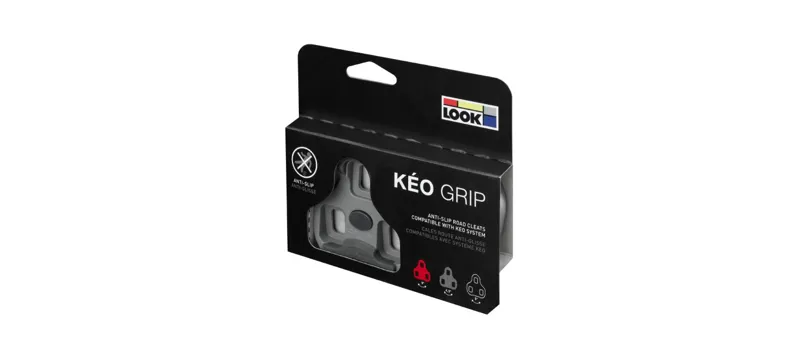 Look Keo Cleat 4.5 Degree Float with Gripper in Grey-4