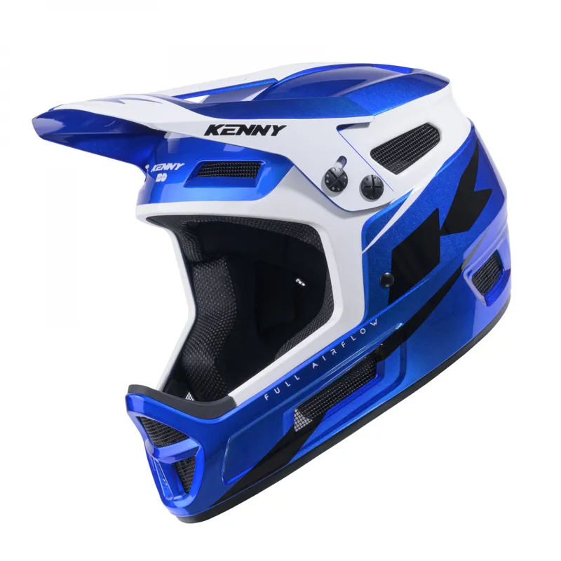 Kenny Elite Full Face Bicycle Helmet in Candy Blue-1