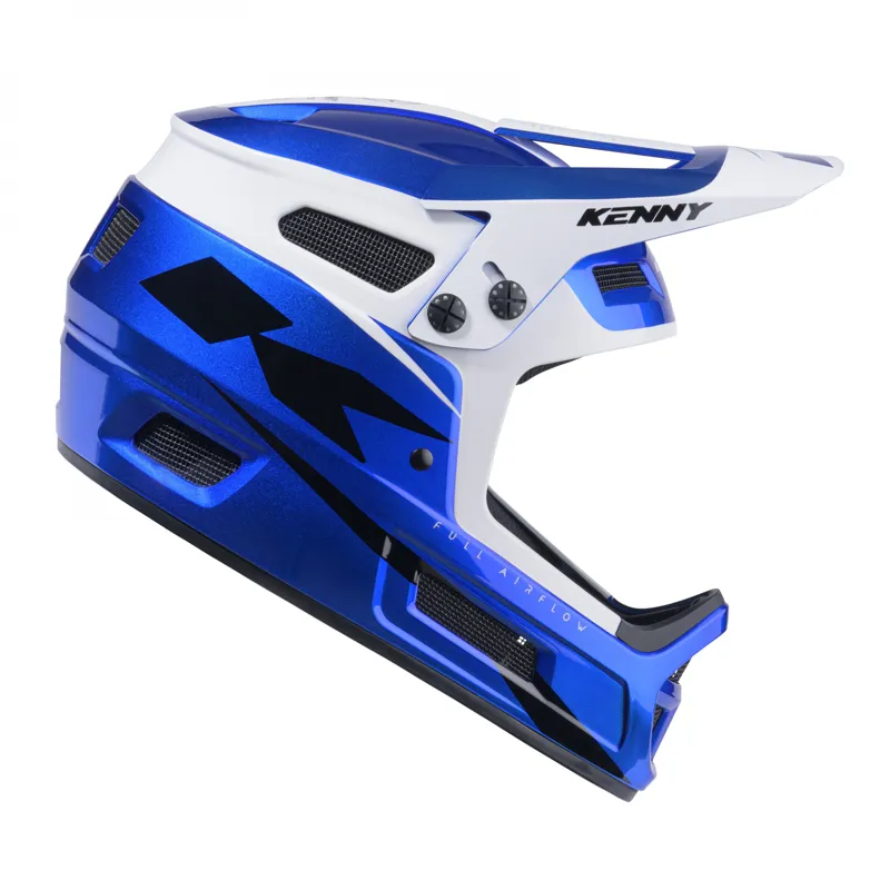 Kenny Elite Full Face Bicycle Helmet in Candy Blue