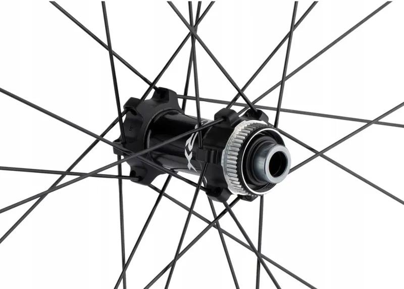 SHIMANO WH-RX570 FRONT WHEEL TUBELESS 12mm CENTERLOCK 700C IN BLACK-1