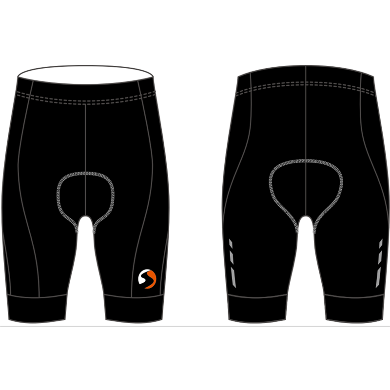 Cyclehaus Mens Cycling Shorts Padded in Black-2