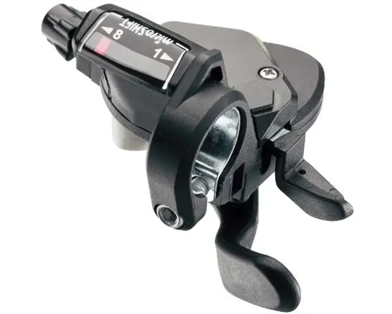 Microshift Shifter Mezzo TS39 8 Speed Right Hand Only Shimano Compatible in Black