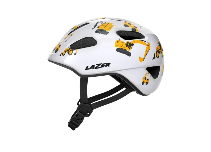 Lazer Pnut KinetiCore Kids Helmet Diggers in White-3