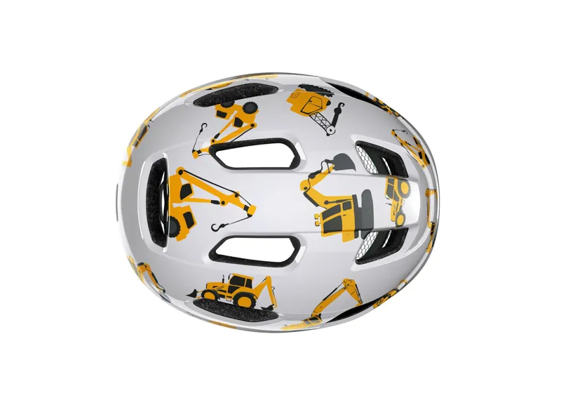 Lazer Pnut KinetiCore Kids Helmet Diggers in White-2