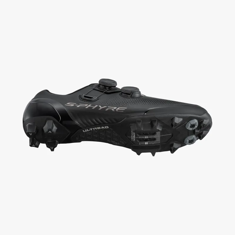 S-PHYRE XC903 Mountain Bike Xc Shoes Size 45 Wide Fit In Black-4