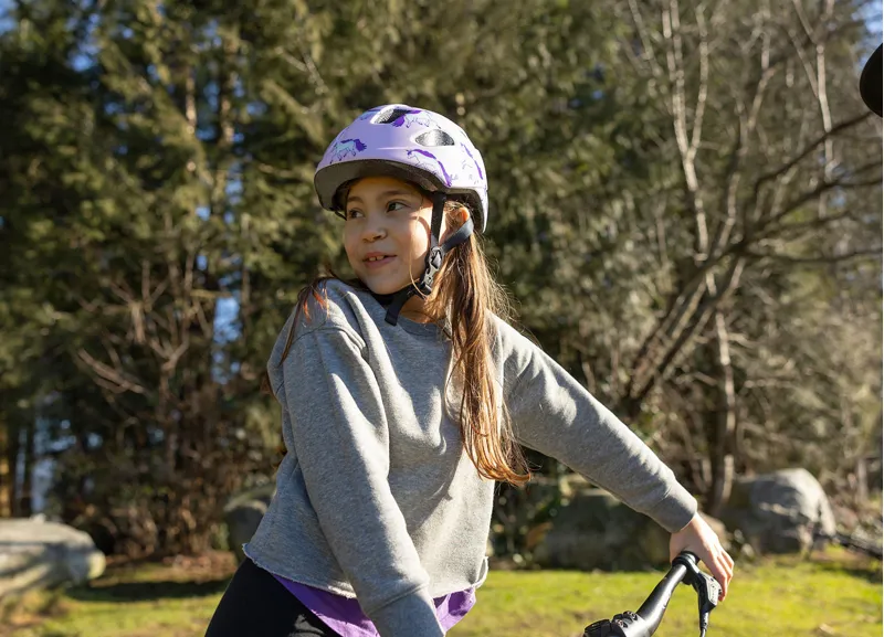 Lazer Nutz Kids Helmet With Kineticore Unicorns in Pink-9