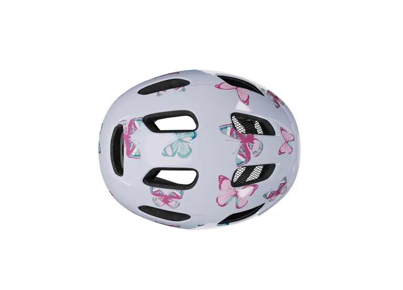 Lazer Nutz Kids Helmet With Kineticore Butterfly in White-5