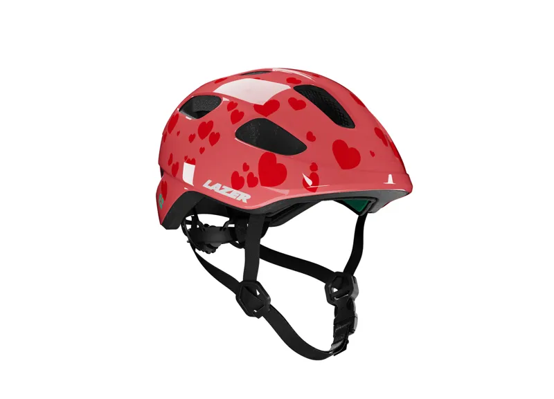 Lazer Nutz Kids Helmet KinetiCore Little Hearts Pink