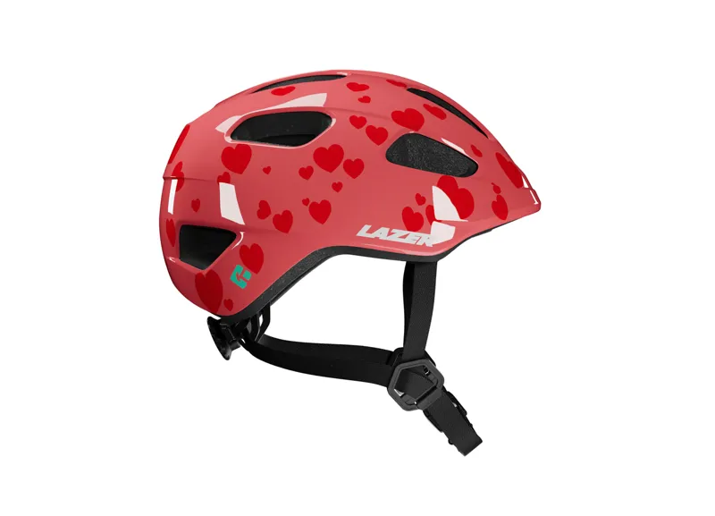 Lazer Nutz Kids Helmet KinetiCore Little Hearts Pink-1