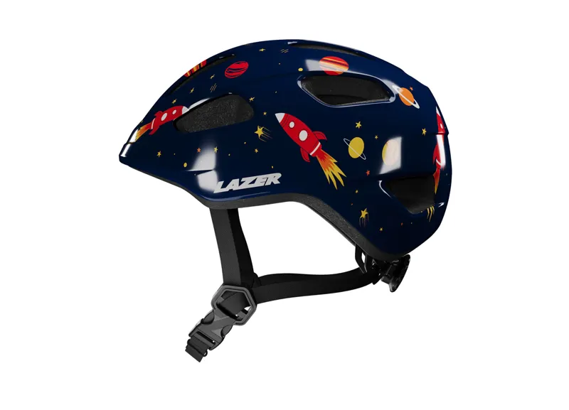 Lazer Nutz Kids Helmet With Kineticore Space in Blue-3