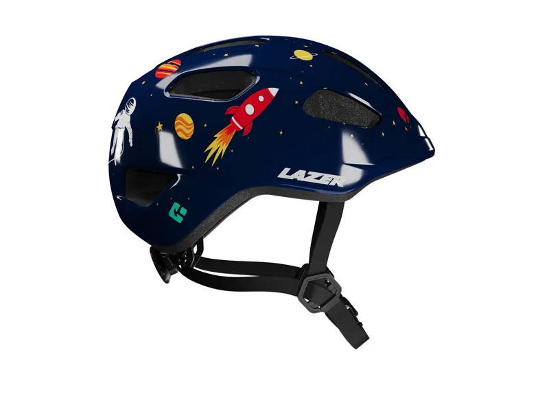 Lazer Nutz Kids Helmet With Kineticore Space in Blue-1