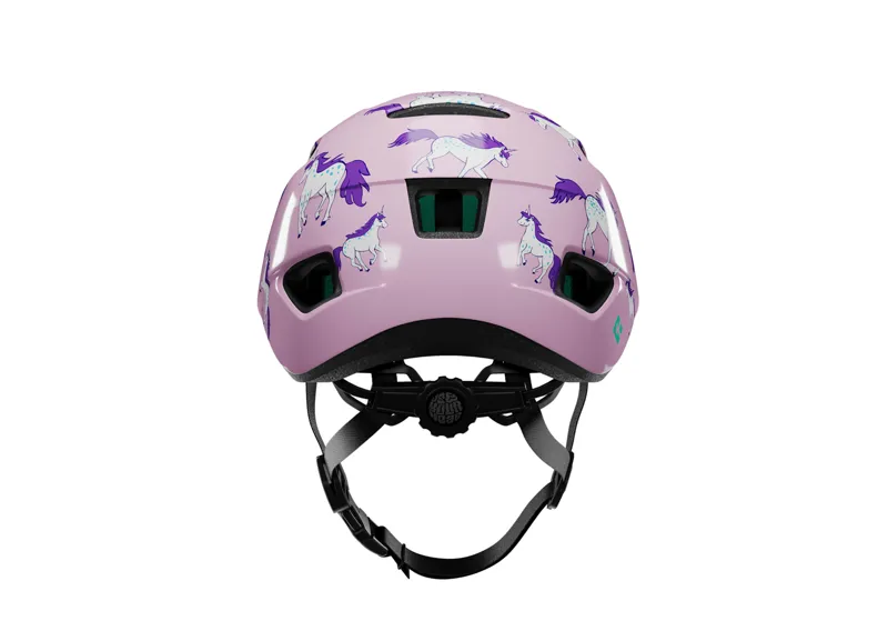Lazer Nutz Kids Helmet With Kineticore Unicorns in Pink-4