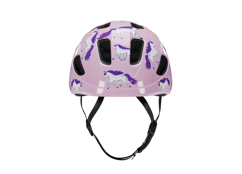 Lazer Nutz Kids Helmet With Kineticore Unicorns in Pink-2