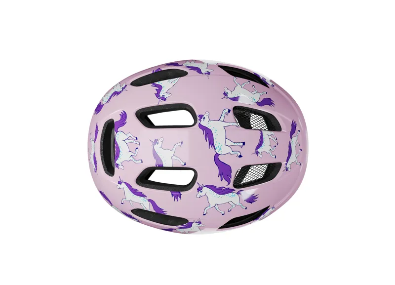Lazer Nutz Kids Helmet With Kineticore Unicorns in Pink-5